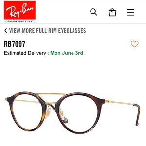 Ray-Ban eye glasses